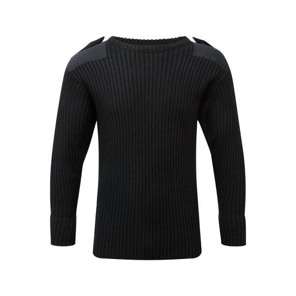 Picture of Roundneck Crew Pullover Black